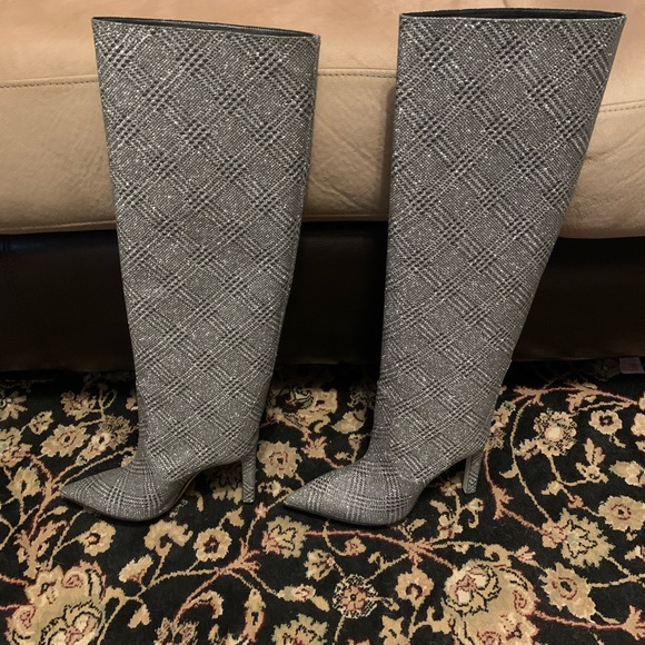 Winter Wonderland Sparkle Boots ❄️ Jimmy Choo Mavis 100 Size 6 or EU 36 - Picture 5 of 11